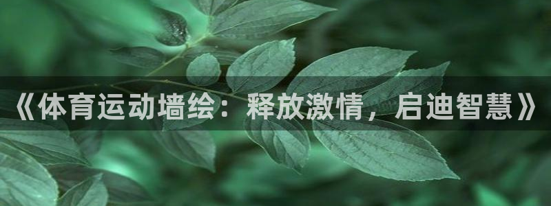 MK体育官方正版app代理：《体育运动墙绘：释放激情